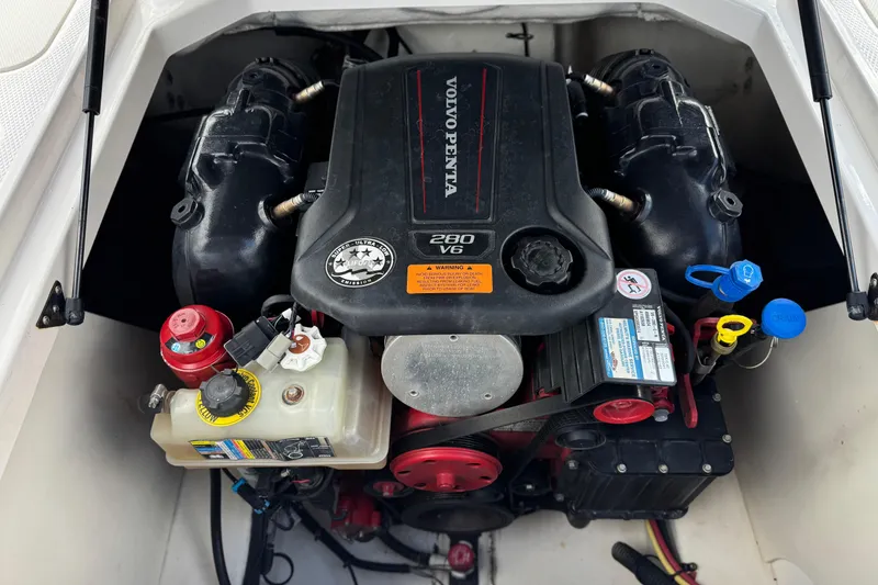 Slide: The Image of Volvo Penta 280 V6 engine in 2020 Chaparral 21 Surf boat. - 22