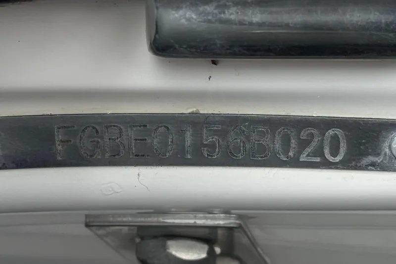 Slide: The Image of Hull identification number on 2020 Chaparral 21 Surf boat. - 36
