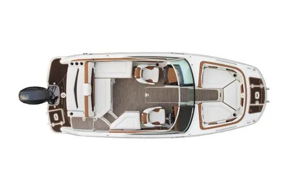 Slide: The Image of Manufacturer Provided Image: 2020 Four Winns HD220 OB boat, top view, spacious seating and modern design. - 21