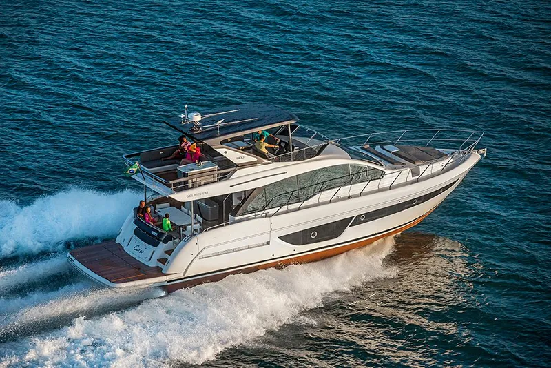 The Image of Luxury yacht Schaefer 600, 2027 model, cruising on open sea. - 0