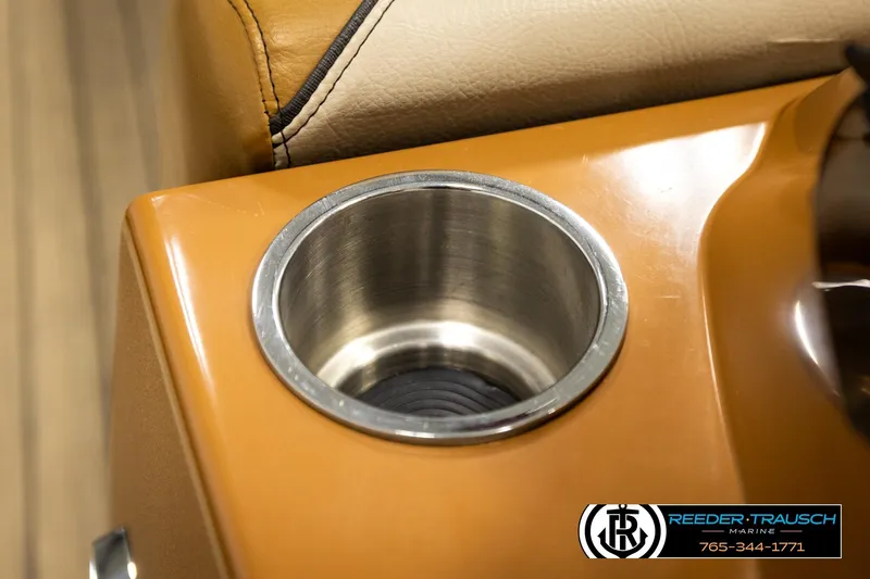 Slide: The Image of Stainless steel cup holder in 2023 Avalon VEN CR boat interior. - 35