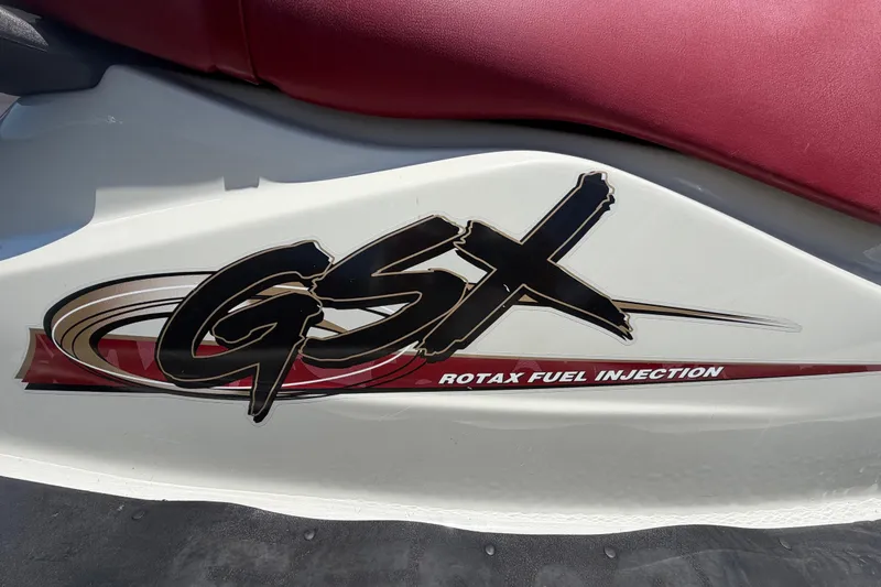 Slide: The Image of 1999 Sea Doo Jet Ski GSX with Rotax fuel injection logo detail. - 21