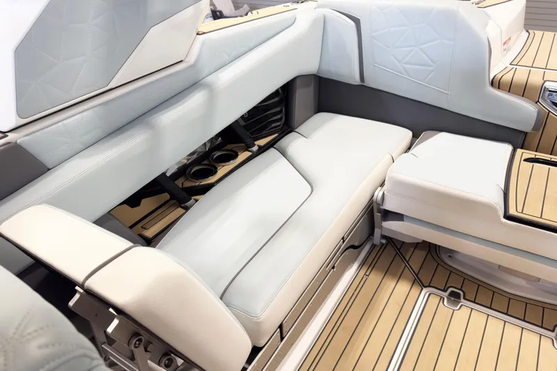 Slide: The Image of Luxurious interior seating of 2020 Nautique Super Air Nautique G23 Paragon boat. - 11