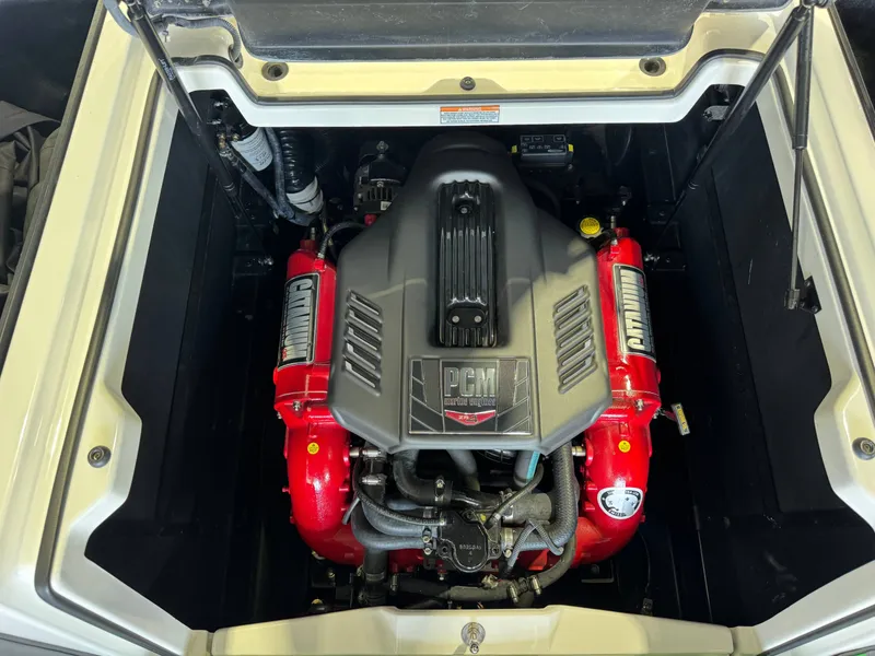 Slide: The Image of Engine compartment of 2019 Nautique Super Air Nautique G21 boat. - 28