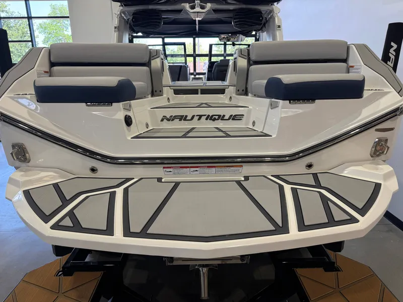 Slide: The Image of Rear view of 2024 Nautique Super Air Nautique G25 Paragon boat. - 8