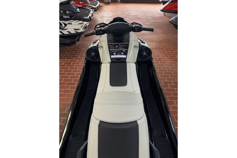 Slide: The Image of 2026 Yamaha WaveRunner VX Cruiser HO, sleek design, advanced dashboard, and comfortable seating. - 5