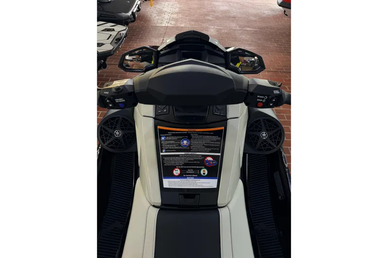 Slide: The Image of 2026 Yamaha WaveRunner VX Cruiser HO dashboard with controls and safety instructions. - 6