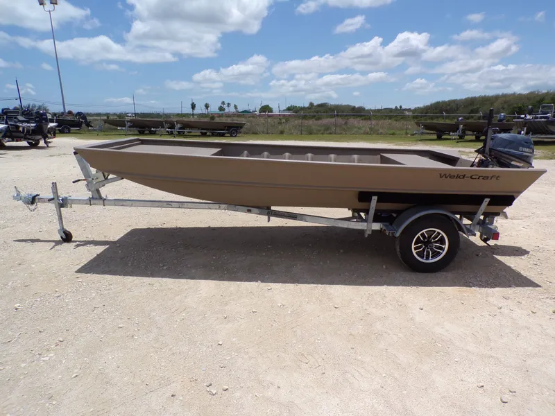 The Image of Weldcraft 1552 CDS FO boat on trailer, 2026 model. - 1