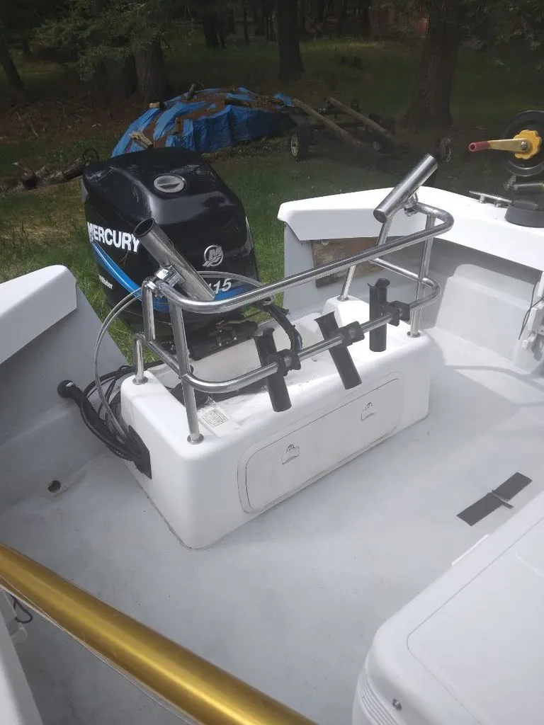 Slide: The Image of Maritime International Pioneer 2010 with Mercury engine outdoors. - 8