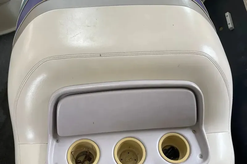 Slide: The Image of Rear seat of 1994 MasterCraft 205 Prostar with cup holders. - 7