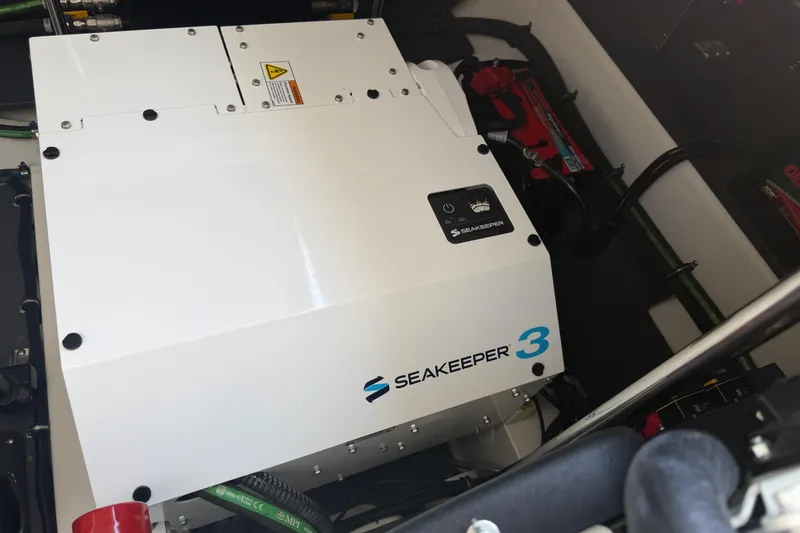 Slide: The Image of Seakeeper 3 stabilizer in 2026 Formula 380 Super Sport Crossover OB boat. - 38