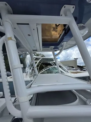 Slide: The Image of 2025 Caymas 26 HB boat with modern features. - 36