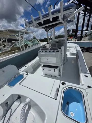 Slide: The Image of 2025 Caymas 26 HB boat featuring sleek design and amenities. - 41