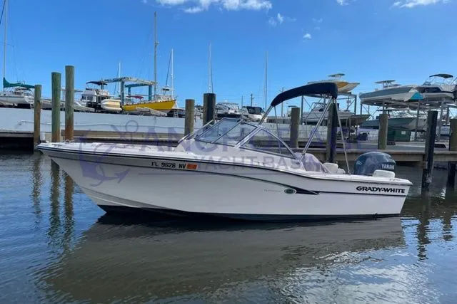 The Image of 2008 Grady-White 185 boat docked on a sunny day. - 1