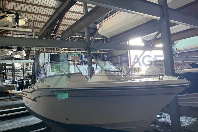 Slide: The Image of 2008 Grady-White 185 boat in storage facility. - 4