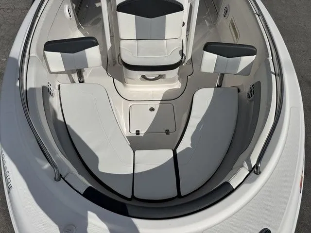 Slide: The Image of Interior view of 2022 Robalo R222 Explorer boat. - 20