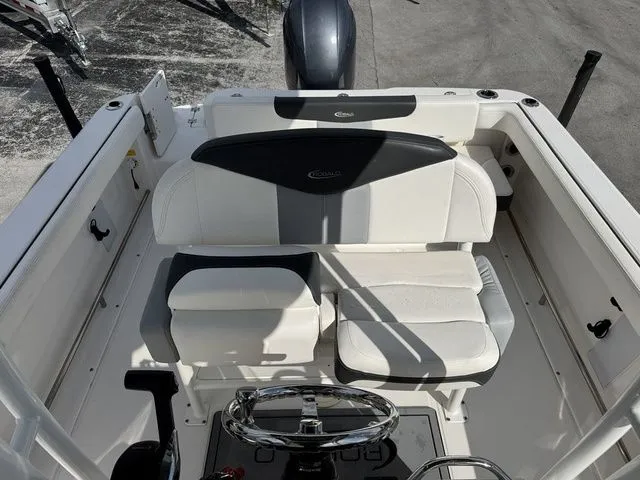 Slide: The Image of Interior view of 2022 Robalo R222 Explorer boat. - 25