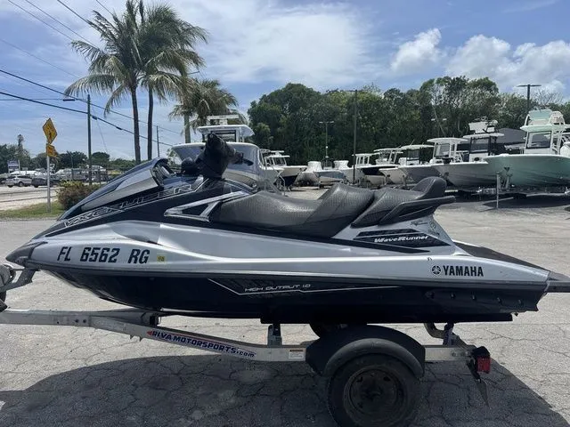 Slide: The Image of 2016 Yamaha WaveRunner VX Cruiser on trailer, parked outdoors. - 6