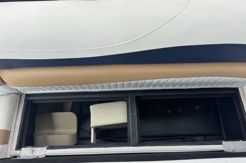 Slide: The Image of Interior storage compartment of a 2007 Bennington 2574 GL boat. - 26
