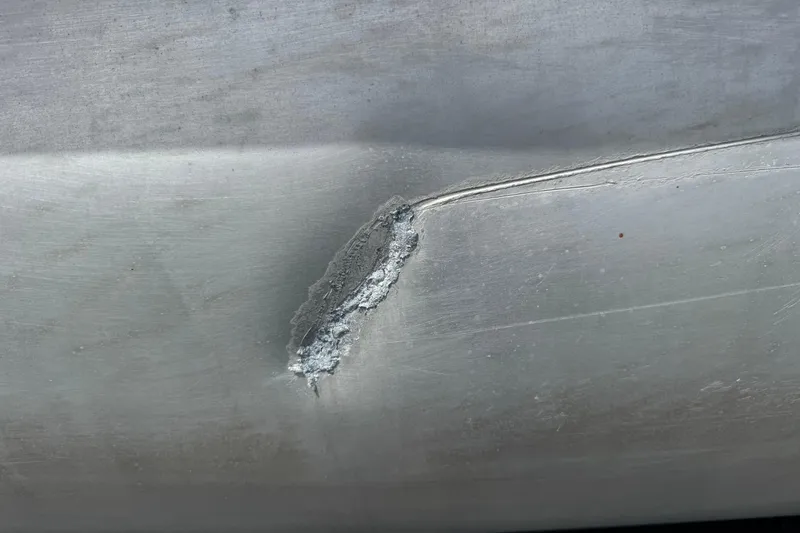 Slide: The Image of weld fix on starboard toon - 44