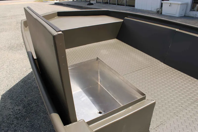 Slide: The Image of Interior view of WeldBilt 1448V boat, model year 2026. - 11