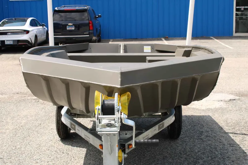 Slide: The Image of 2026 WeldBilt 1448V aluminum boat on trailer. - 3