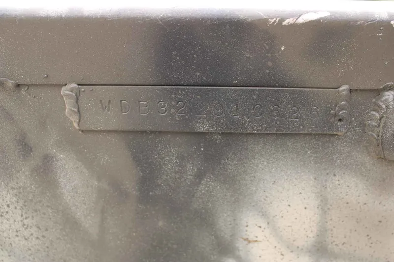 Slide: The Image of Serial number on a 2026 WeldBilt 1448V boat. - 14