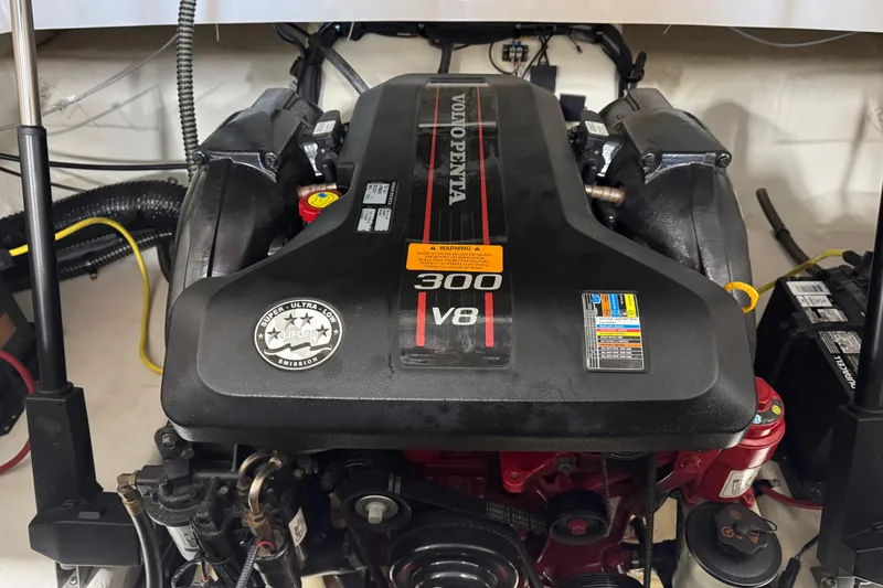 Slide: The Image of Volvo Penta 300 V8 engine in 2015 Chaparral 257 SSX boat. - 13