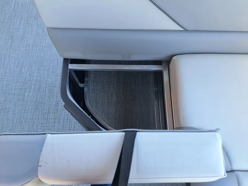 Slide: The Image of Interior of Avalon Venture 85 Quad Fish 2026 with gray upholstery. - 20