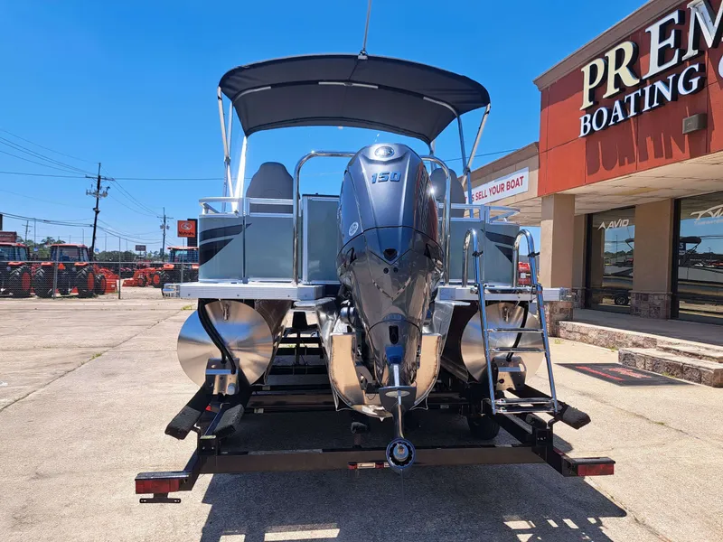 Slide: The Image of 2026 Avalon Venture 85 Quad Fish boat at Premier Boating. - 8