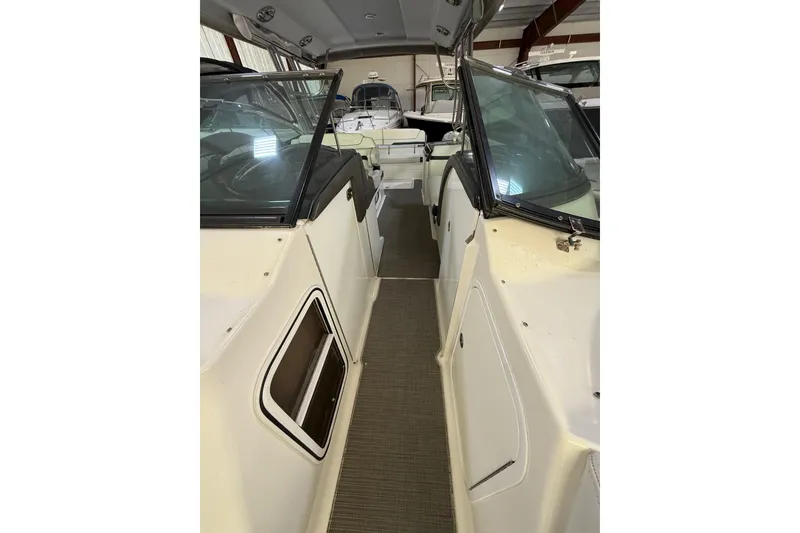 Slide: The Image of 2016 Formula 350 Crossover Bowrider interior view, showcasing sleek design and spacious layout. - 21