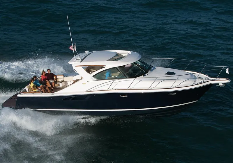 Slide: The Image of Manufacturer Provided Image: 2013 Tiara Yachts 3600 Coronet cruising on the ocean with passengers. - 61