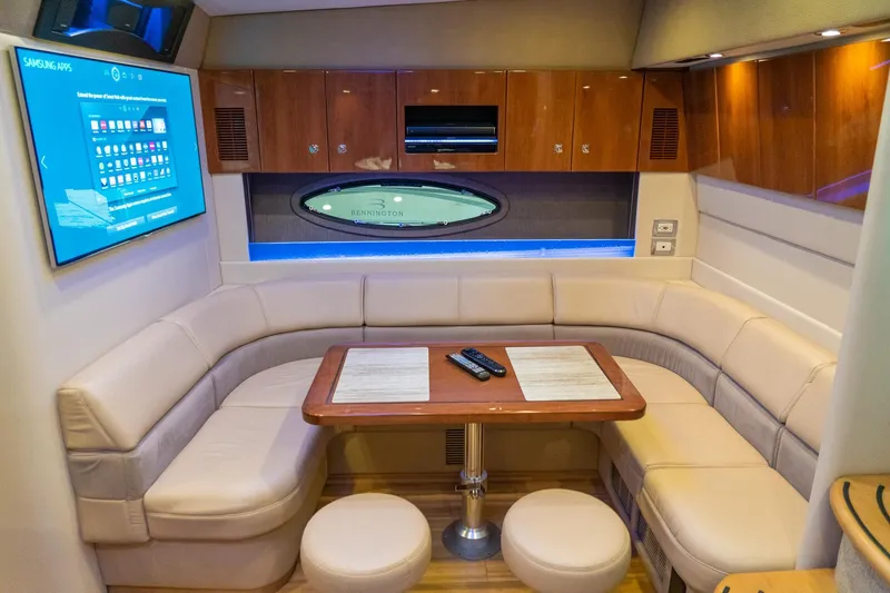 Slide: The Image of Luxurious interior of a 2016 Formula 45 Yacht with plush seating and modern amenities. - 40
