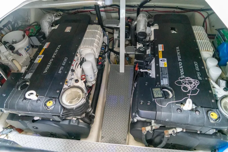 Slide: The Image of Engine room of a 2016 Formula 45 Yacht with Volvo Penta IPS 600 engines. - 64