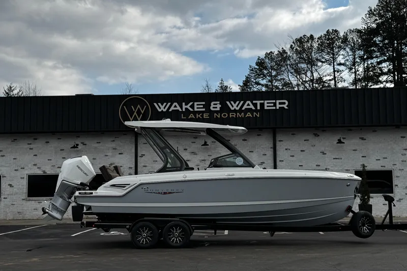 The Image of 2026 Monterey Elite 25 OB boat parked at Wake & Water Lake Norman. - 0