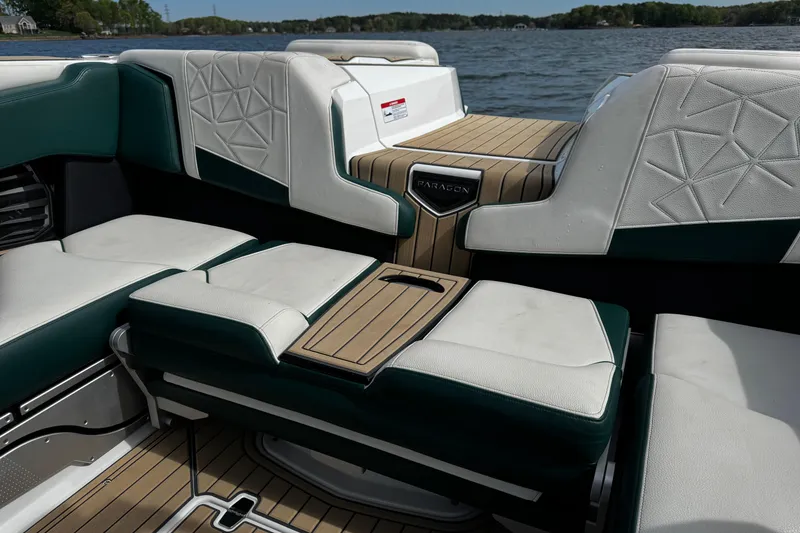 Slide: The Image of Luxurious interior of 2020 Nautique Super Air Nautique G23 Paragon boat. - 12