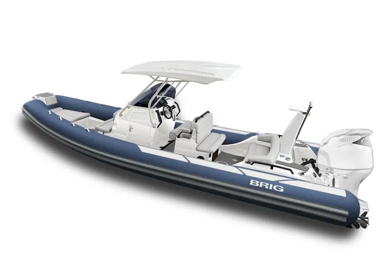 Slide: The Image of 2026 Brig Eagle 8 inflatable boat with sleek design and modern features. - 12
