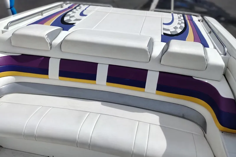 Slide: The Image of 2006 Formula 353 FASTech boat with colorful upholstery and sleek design. - 43