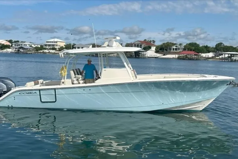 Slide: The Image of 2020 Cobia 350 CC Starboard profile - 3