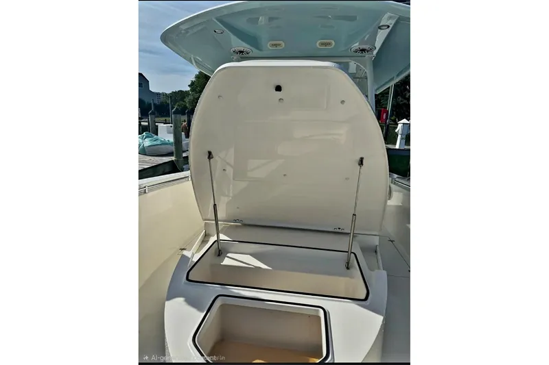 Slide: The Image of Bow locker under seating, Dancin' A Jig - 7