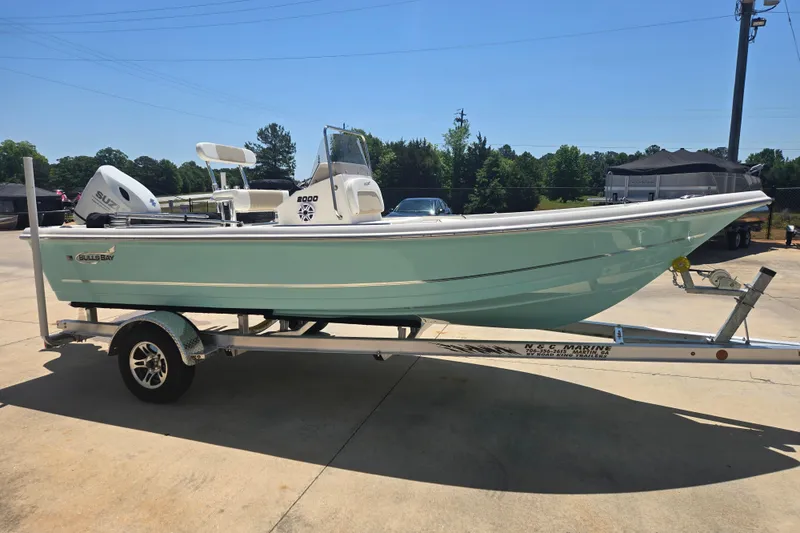 The Image of 2026 Bulls Bay 2000 boat on trailer in outdoor setting. - 1
