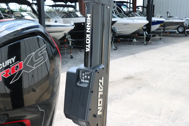 Slide: The Image of 2018 Tracker Pro Team 195 TXW boat with Mercury Pro XS engine and Minn Kota Talon anchor. - 27
