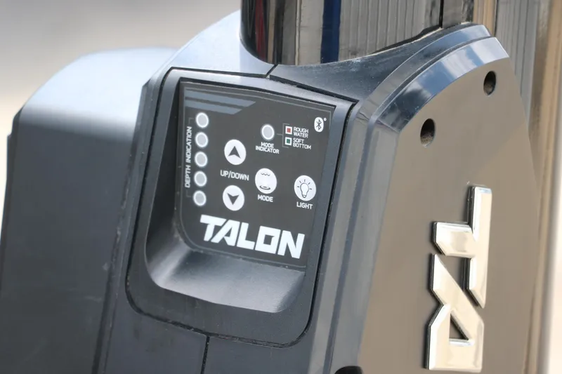 Slide: The Image of Control panel of Talon anchoring system on 2018 Tracker Pro Team 195 TXW boat. - 28