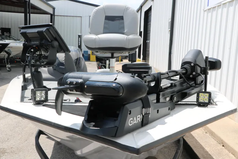 Slide: The Image of 2018 Tracker Pro Team 195 TXW 40th Anniversary Edition boat with Garmin equipment. - 7