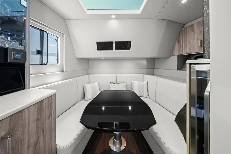 Slide: The Image of Luxurious interior of 2025 Formula 500 Super Sport Crossover with sleek seating and modern design. - 42