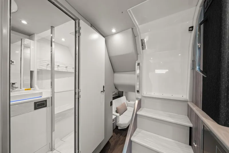 Slide: The Image of Luxurious interior of 2025 Formula 500 Super Sport Crossover with modern design and sleek finishes. - 48