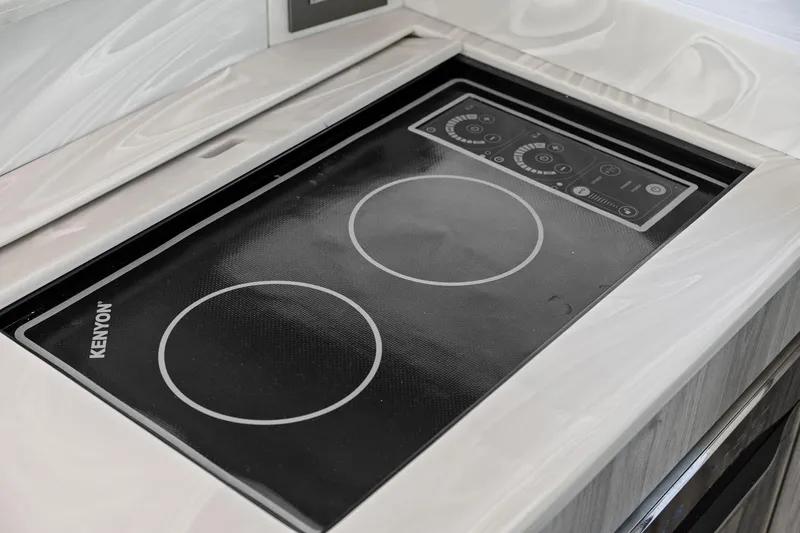 Slide: The Image of Built-in Kenyon cooktop in 2025 Formula 500 Super Sport Crossover kitchen. - 64