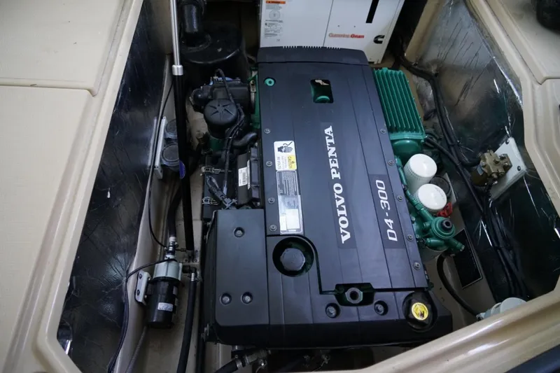 Slide: The Image of Volvo Penta D4-300 engine in 2014 Ranger Tugs R-31 boat. - 45