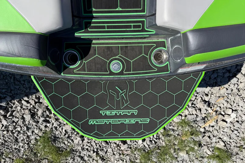 Slide: The Image of Rear view of a 2022 Moomba Makai with Titan Motoring design. - 25