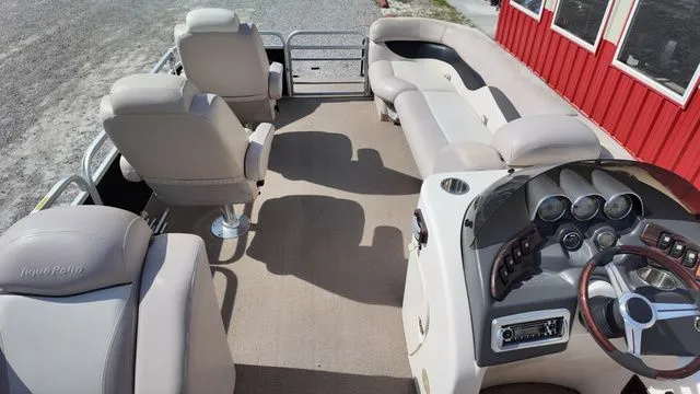 Slide: The Image of Aqua 23Ft Cruise Pontoon Powered By A 115HP Yamaha Four 2011 - 13
